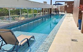 #208.Apto novo, 300 metros da praia, com piscina